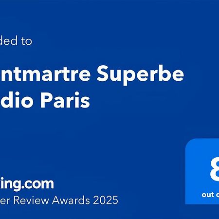 Montmartre Superbe Studio Paris Free Netflix Bagian luar foto