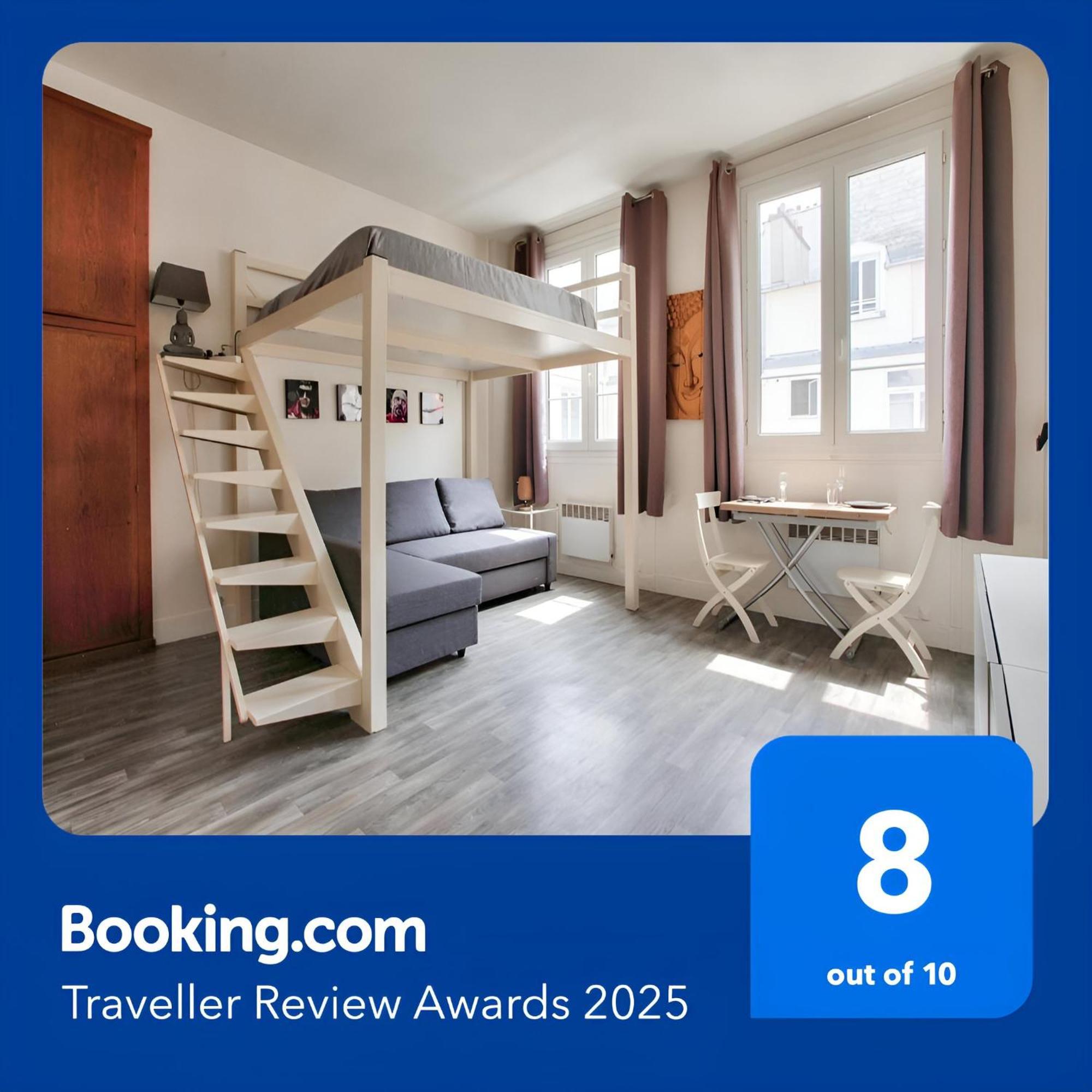 Montmartre Superbe Studio Paris Free Netflix Bagian luar foto